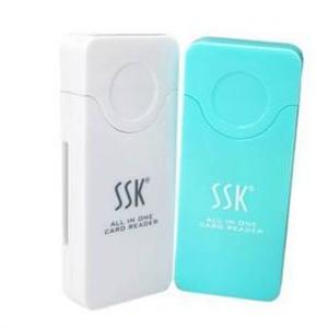 SSK飚王4合1读卡器 直读TF/M2/SD/SDHC/MS/MSPD 闪灵四合一 yxw