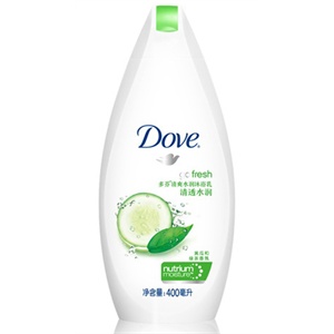 多芬 清透水润沐浴乳400ml