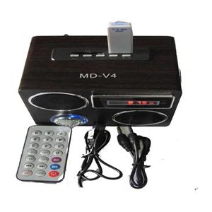 多功能音箱V4，带收音机，可遥控可以插SD/MMC/SDHC/U盘播放 正品