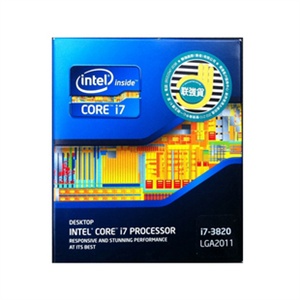 INTEL 酷睿 i7 3820 正式版 CPU 正品合装 4核8线程