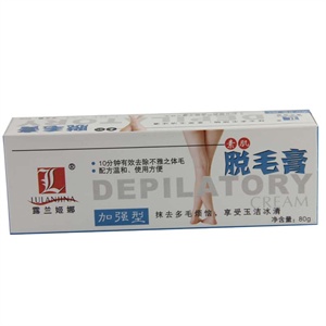 露兰姬娜 素肌脱毛组合 加强型 80g 0744