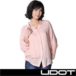 【UDOT右道】拼肩独特分割宽松 蝙蝠袖 女装衬衫 C120