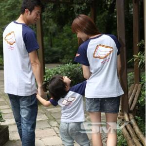 SMY 2011春夏新款 短袖情侣装亲子装圆领T恤F099