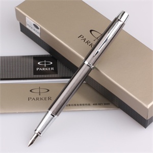 派克钢笔派克笔Parker/派克IM金属灰白夹墨水笔/钢笔