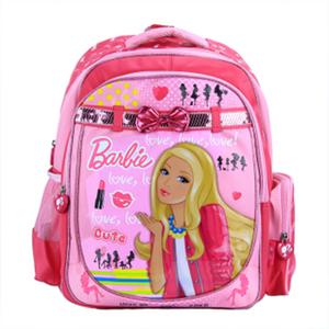 芭比(Barbie) BFL1014粉/紫小学女生书包 卡通双肩背包