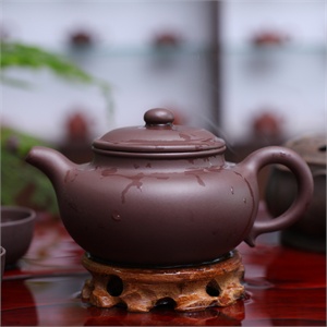 茗臣尚品 宜兴紫 砂壶 经典扁西施壶 原矿紫泥 收藏证书