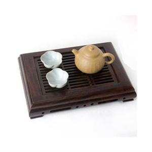 王道家居 高级黑檀木 实木茶盘茶海-小井纹 抽屉式 高雅尊贵 dy
