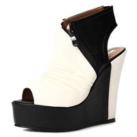 ��Kvoll��PUƤL60732��ɫ ʱ������ƴɫ�¸����������Ь