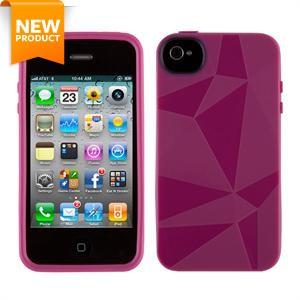 新！嗜血判官Speck GeoSkin iPhone 4S 4 彩钻 钻石保护套 玫瑰红