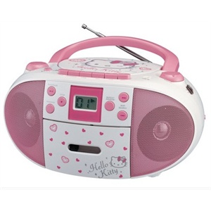 HELLO KITTY CD11录音机 收录机胎教机 cd 机 胎教音乐 机 面包机