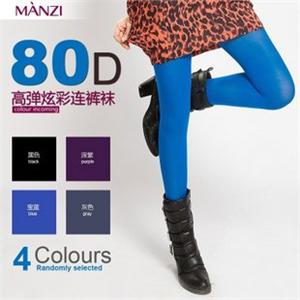 2011新款 高弹炫彩天鹅绒 连裤袜 丝袜-80D色彩来袭