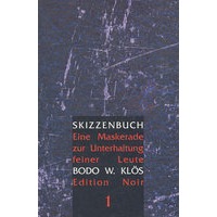 写生簿第1号，一个人伪装罚款娱乐。Skizzenbuch