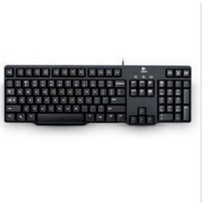 罗技 Logitech 经典 键盘 K100 黑色 白色 手感极佳 PS2