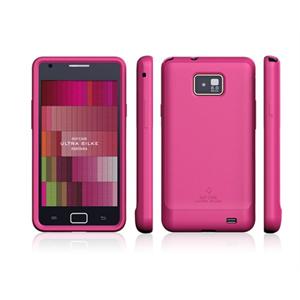 新品！韩国原产SGP i9100 Galaxy S2保护套 硅胶套 磨砂玫红