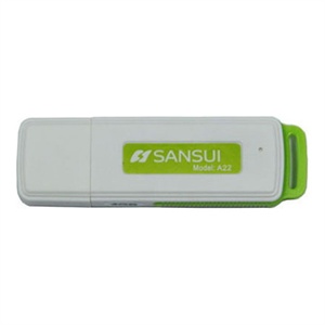 【当当自营】 山水 A22 录音笔 4G 绿色（精致小巧 一键录音 USB直插设计 U盘功能）