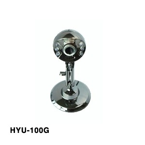 韩国现代HYU-100G 时尚金属外壳 即插即用 免驱动 高清摄像头