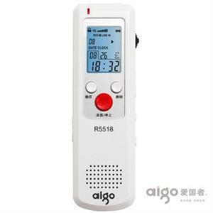 aigo爱国者 录音笔 超长录音型R5518 1088H（4G）LZX