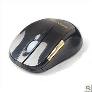 本手 basic m2188 黑金 2.4G无线鼠标 小巧 迷你接收器