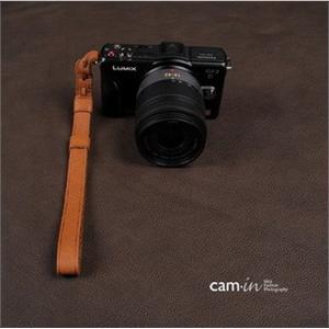 CAM-in 真皮相机手腕带 F款 黄棕 NEX-5C GF-2 LEICA CAM2053