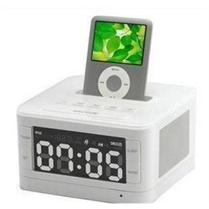 ipod nona tonch iphone音箱，带收音摇控闹钟音箱