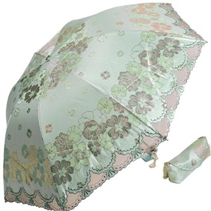 2012年新款 天堂伞 防紫外线 防晒 晴雨伞 3390E幽兰袭香 4号绿