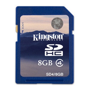 金士顿 8G SD SDHC CLASS4 SD卡 高速相机闪存卡 存储卡 原装正品