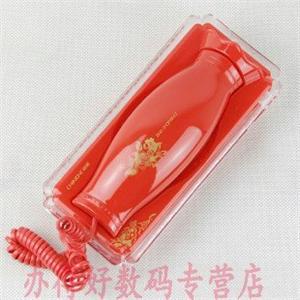 中诺 A051 青花瓷造型 电话机 带 来铃闪灯 铃声调节 功能