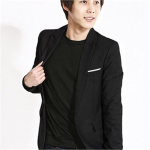2011秋冬装新品韩版男士假口袋小西服小西装一粒扣小外套1115-x01