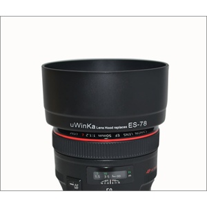 优永佳 ES-78 卡口遮光罩 佳能 EF 50mm f/1.2L USM 镜头专用