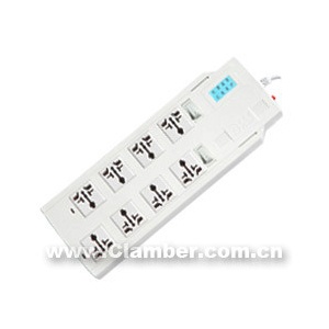 可来博插座 滤波保护二开八位(STY-1-28L/2000)