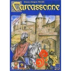 桌面游戏 经典作品 卡卡颂 Carcassonne高品质中文版 含河流扩展
