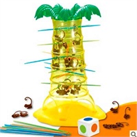 益智玩具 翻滚吧猴子 智力游戏 六色骰子 2-4人