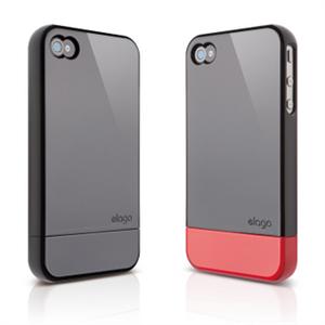 Elago S4 Glide iPhone 4 4S 外壳 双色壳 苹果4代 黑红亮面