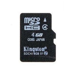 金士顿 (MicroSD)4G TF卡 4G 手机内存卡（4G）原装正品