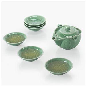 【思喜】景德镇 陶瓷功夫茶具套装 礼品 花好月圆 CJD068