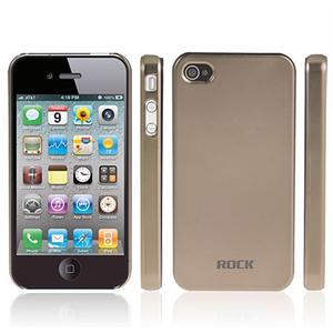 ROCK洛克 苹果 iphone 4 naked shell裸壳 钛金 手机套 香槟金
