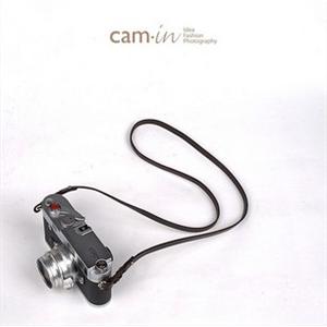 Cam-in 真皮相机背带 牛皮背带 C款 细条 咖啡色 CAM2209