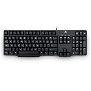 罗技 Logitech 经典 键盘 K100 黑色 白色 手感极佳 PS2 CQB
