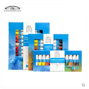 温莎牛顿18色水彩画颜料 水彩颜料 12ml