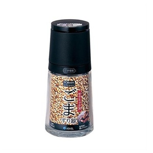 优雅100 ASVEL芝麻研磨保存器140ml-黑色 211973