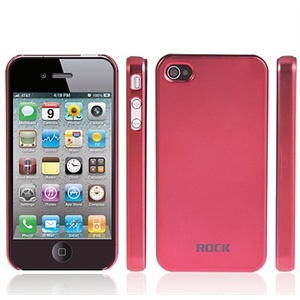 ROCK洛克 苹果 iphone 4 naked shell裸壳 钛金 手机套 玫瑰红
