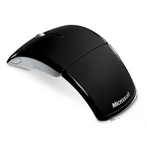 Microsoft-微软鼠标 Arc(黑色),2.4G无线激光鼠标,超值价送赠品
