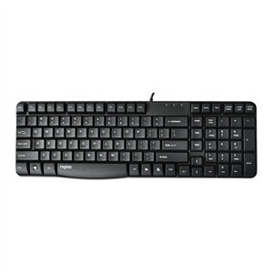 【当当自营】 Rapoo雷柏 N2400 PS/2有线键盘 (黑色)