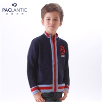 派克兰帝 童装<em>男童</em>毛衣航海时尚<em>开衫毛衣</em>2013