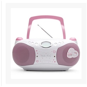 HELLO KITTY KT-CD63凯蒂猫CD机 胎教机 便携 面包机CD机