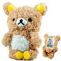 轻松小熊 rilakkuma iPhone4手机套 保护套 (附贴膜)-紫色小熊