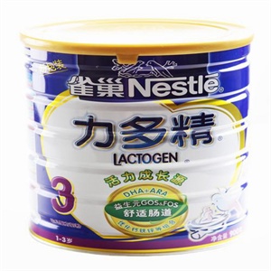 雀巢 力多精3段幼儿配方奶粉 900g/听(1-3岁)