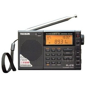 德生 PL-210/PL210 数字调谐全波段二次变频立体声收音机 带电池