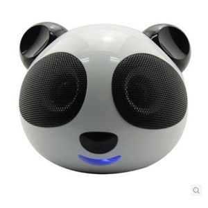 熊猫 DS-180可爱猫头数码便携小音箱 笔记本电脑音箱USB SD卡插口