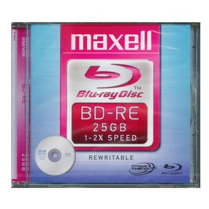 MAXELL麦克赛尔 可擦写25G蓝光光盘